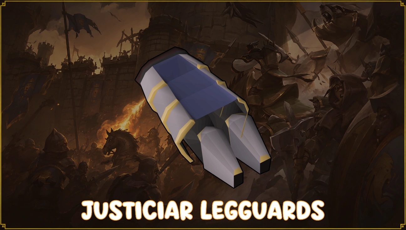 Justiciar legguards artwork