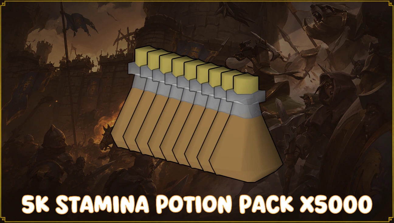 5k Stamina Potion Pack artwork