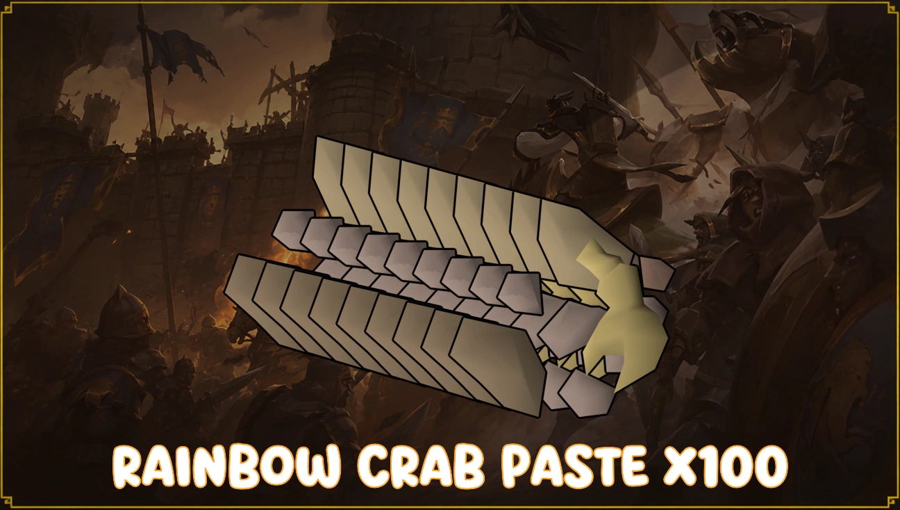 x100 Rainbow Crab Paste artwork