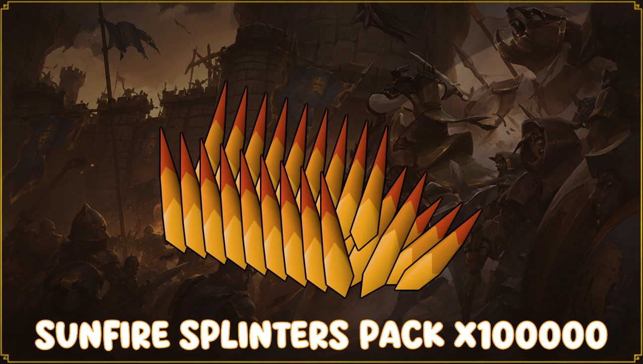 Sunfire Splinters Pack artwork