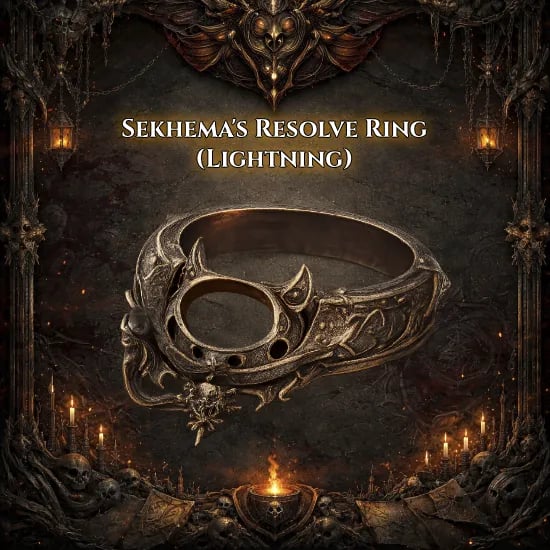 Sekhema's Resolve Ring (Lightning) artwork