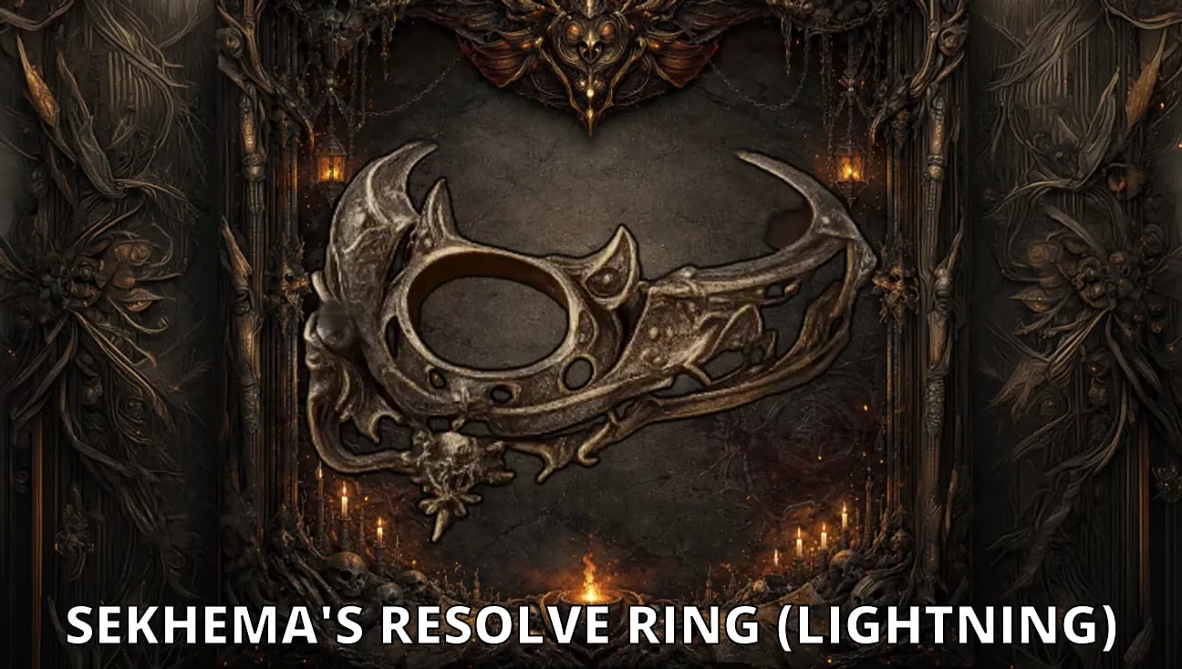 Sekhema's Resolve Ring (Lightning) artwork