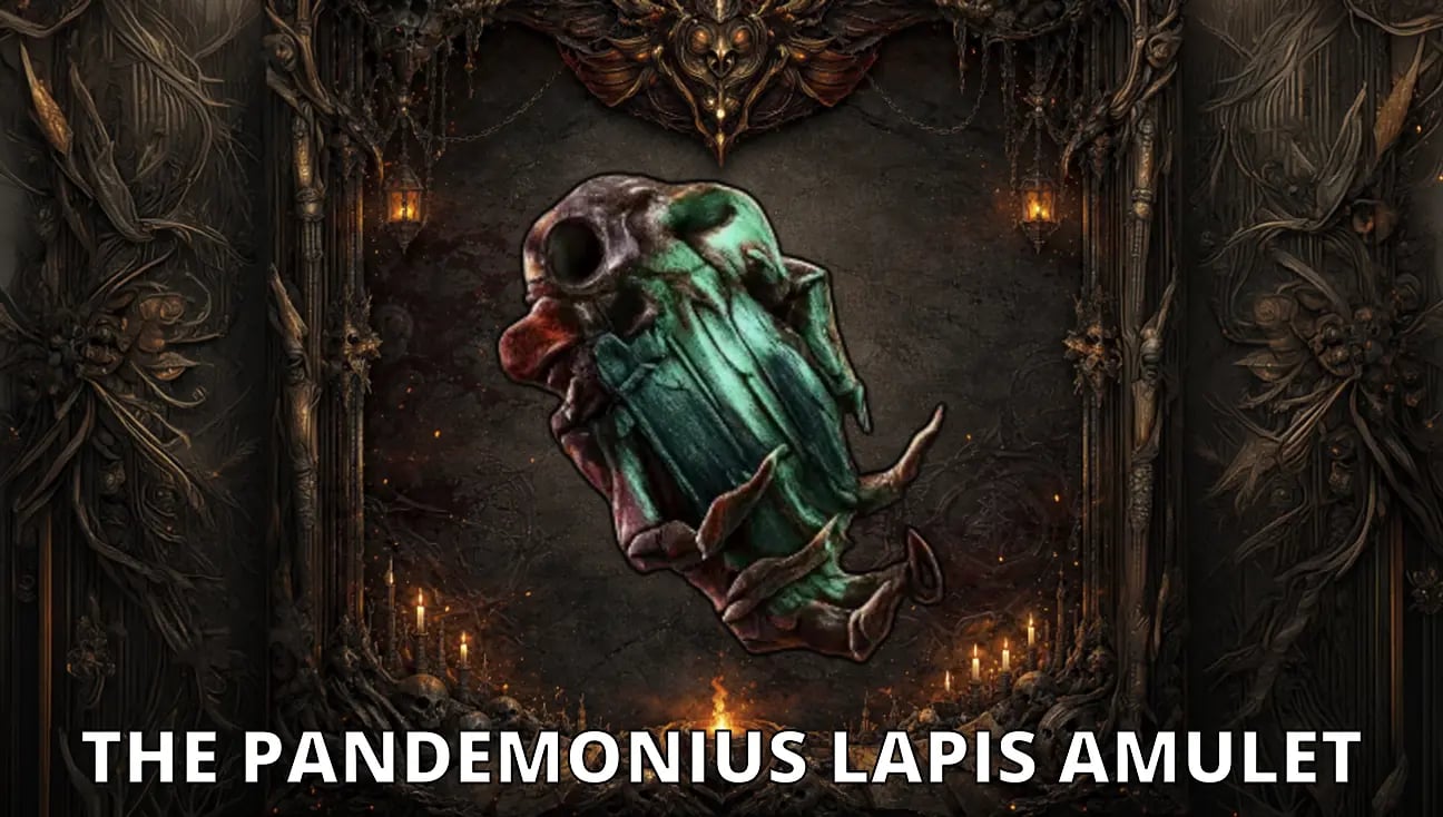 The Pandemonius Lapis Amulet artwork