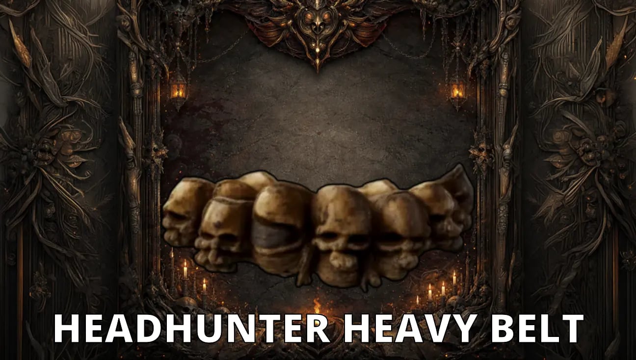 Headhunter Heavy Belt artwork