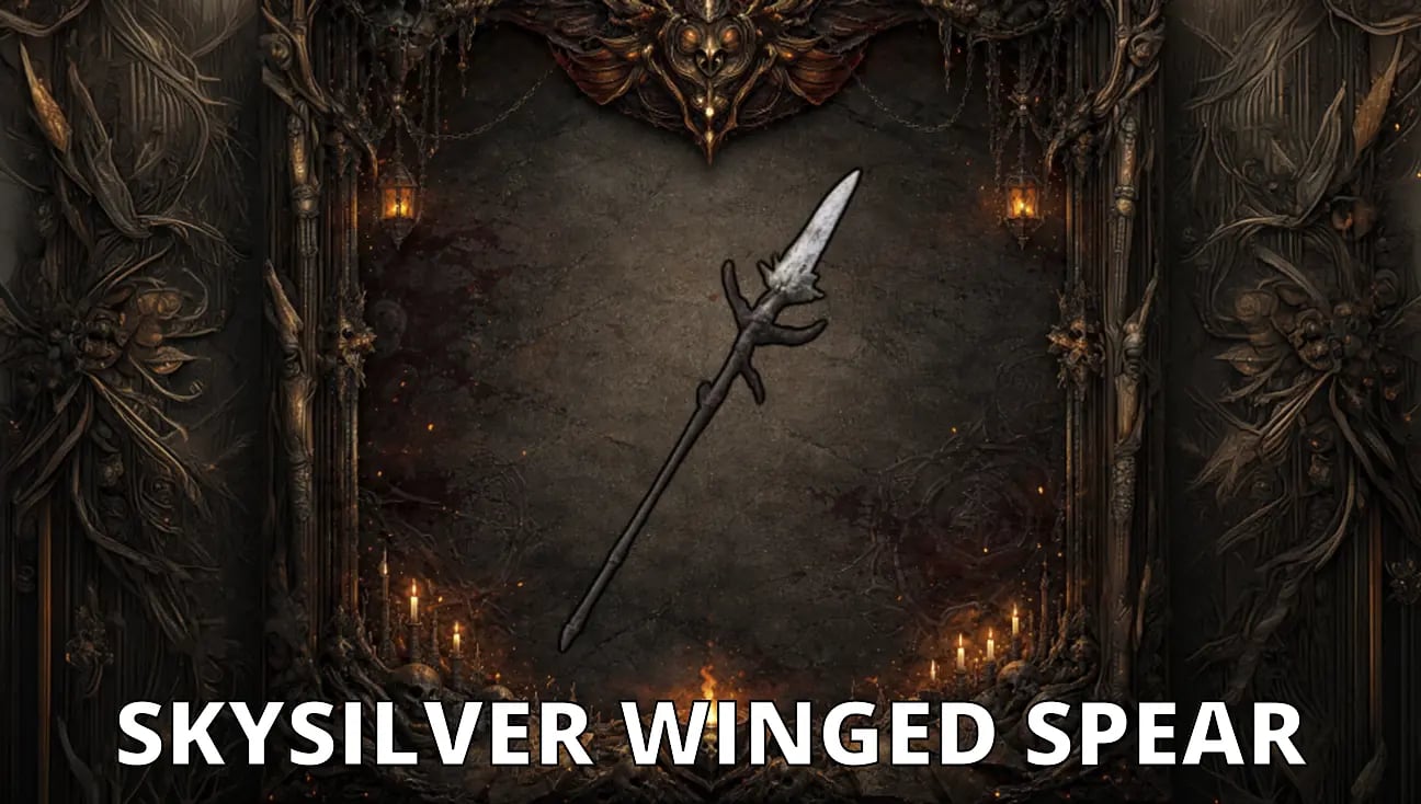 Skysilver Winged Spear artwork