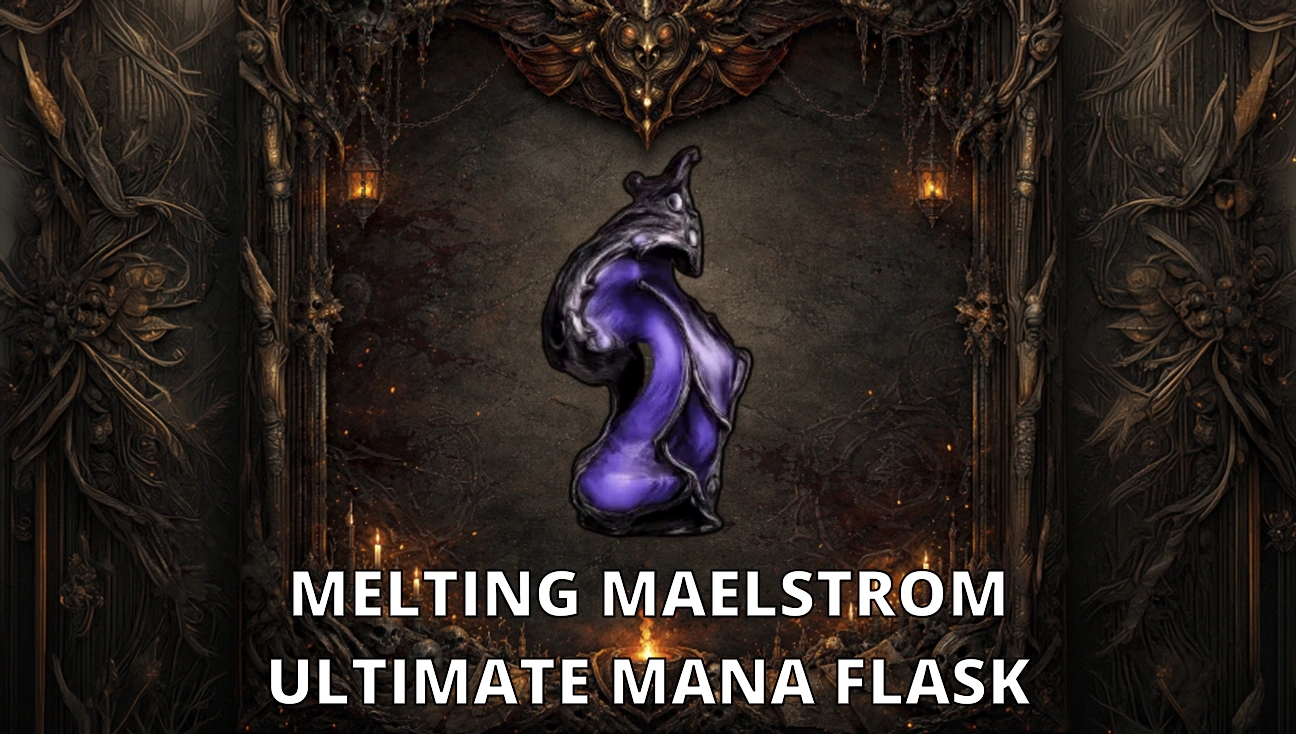 Melting Maelstrom Ultimate Mana Flask artwork