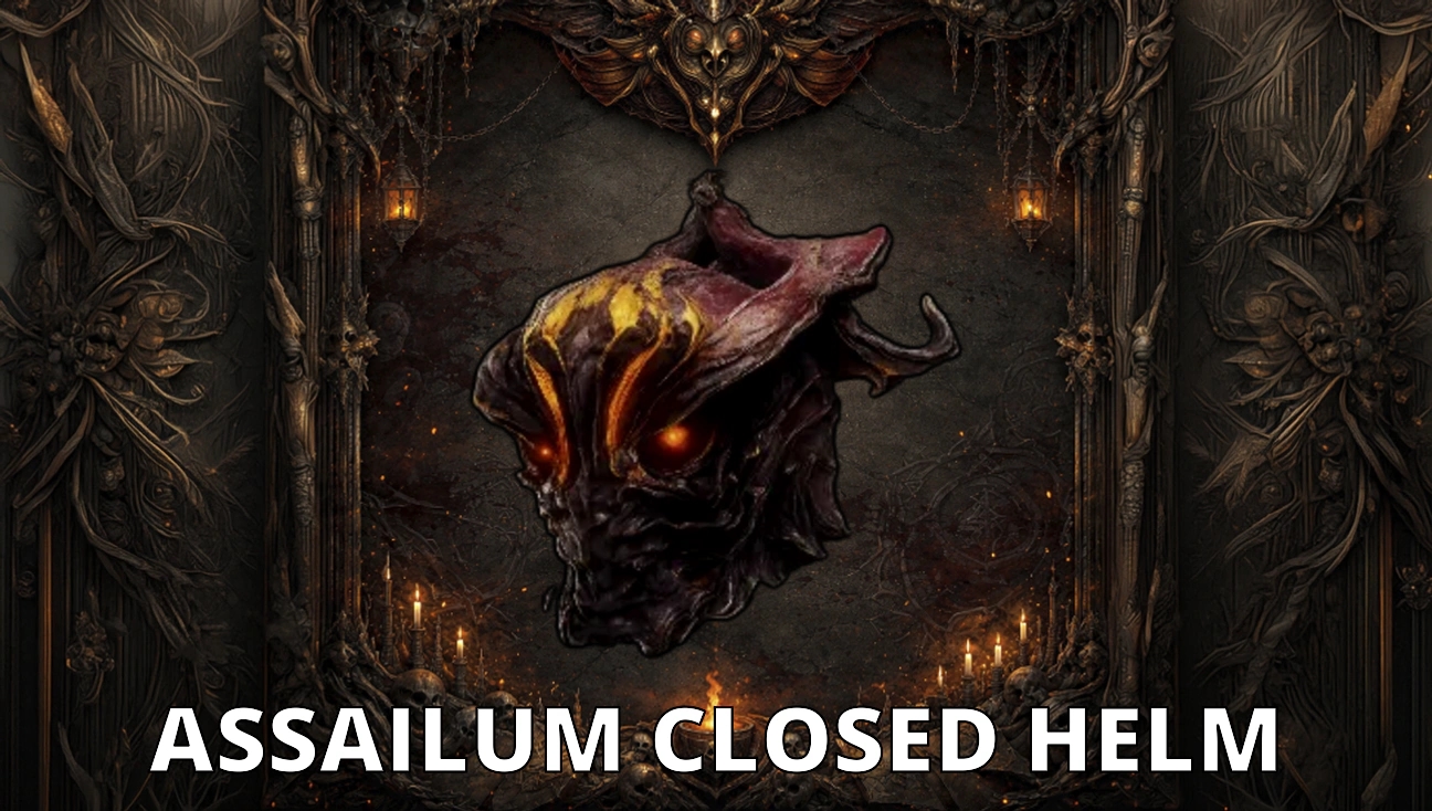 Assailum Closed Helm artwork