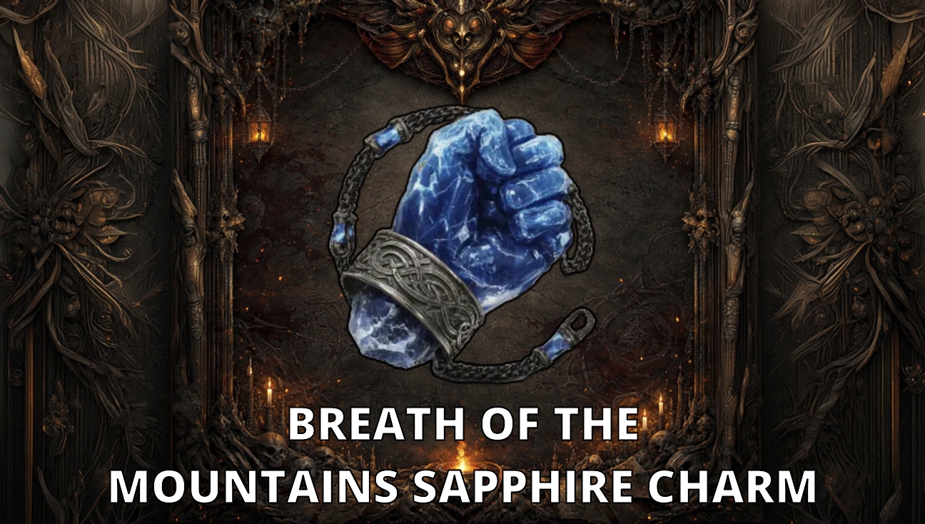 Breath of the Mountains Sapphire Charm artwork