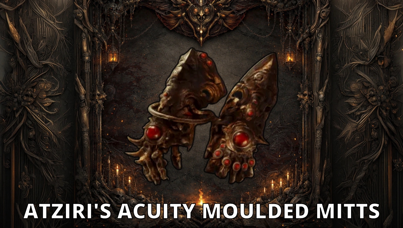 Atziri's Acuity Moulded Mitts artwork