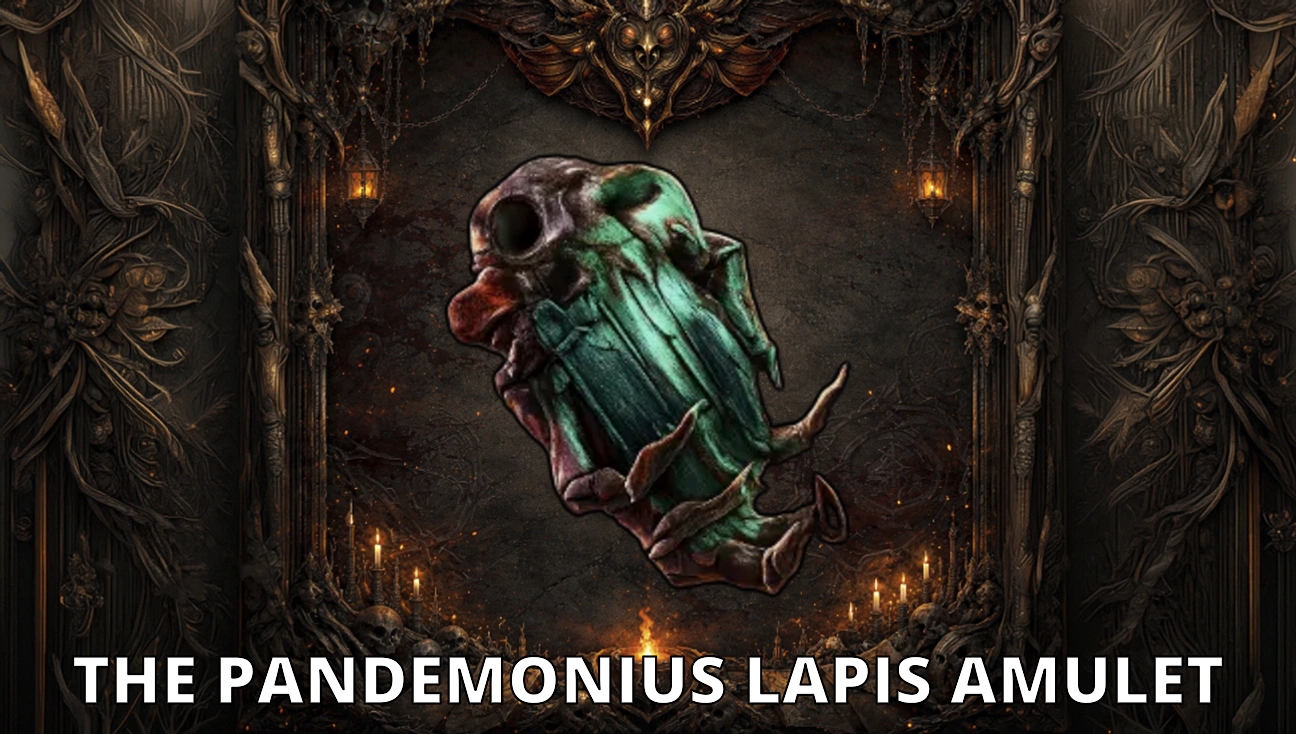 The Pandemonius Lapis Amulet artwork