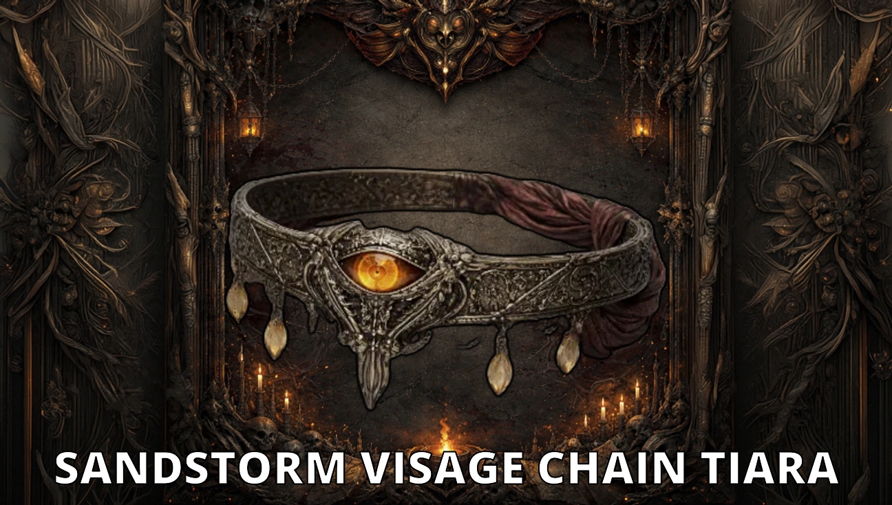Sandstorm Visage Chain Tiara artwork