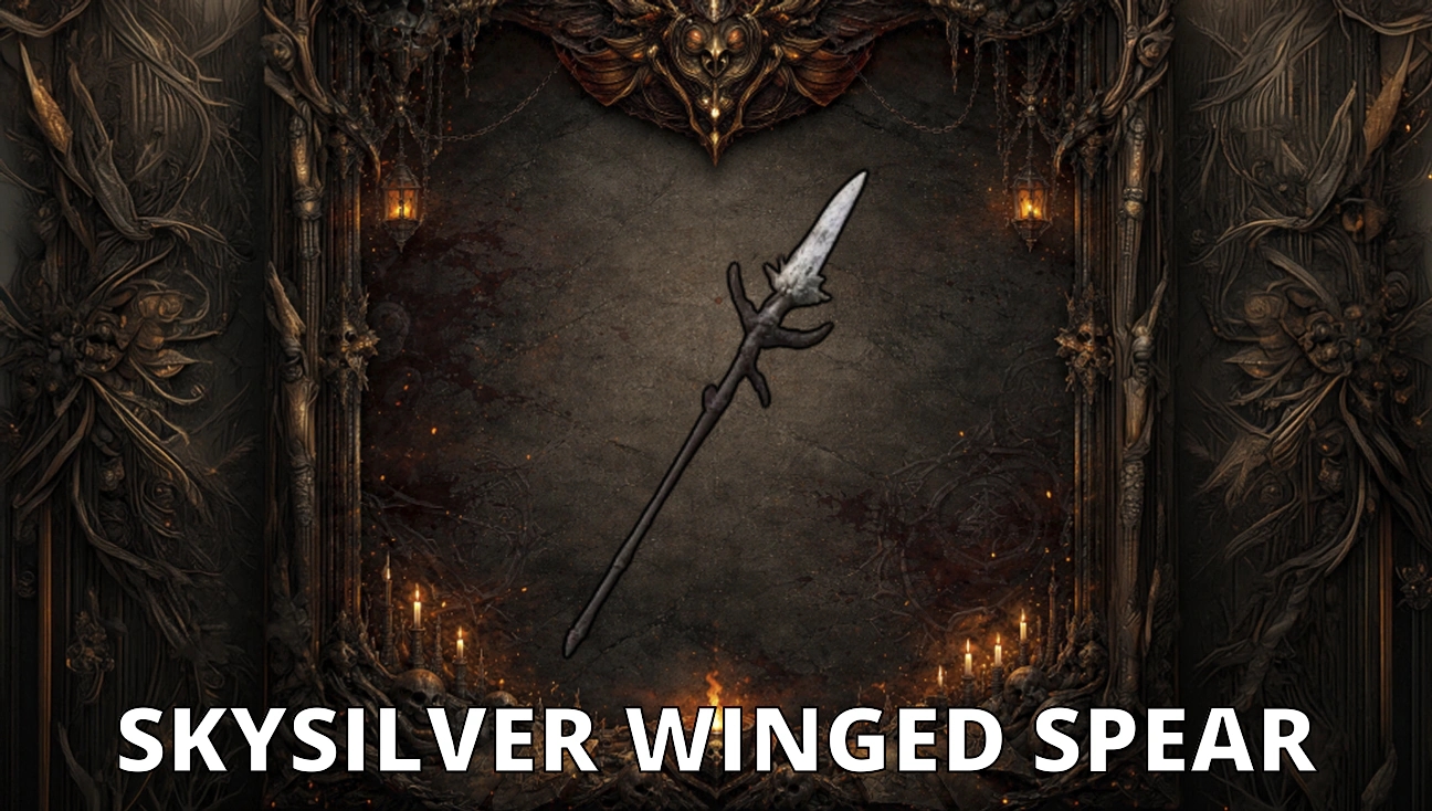 Skysilver Winged Spear artwork