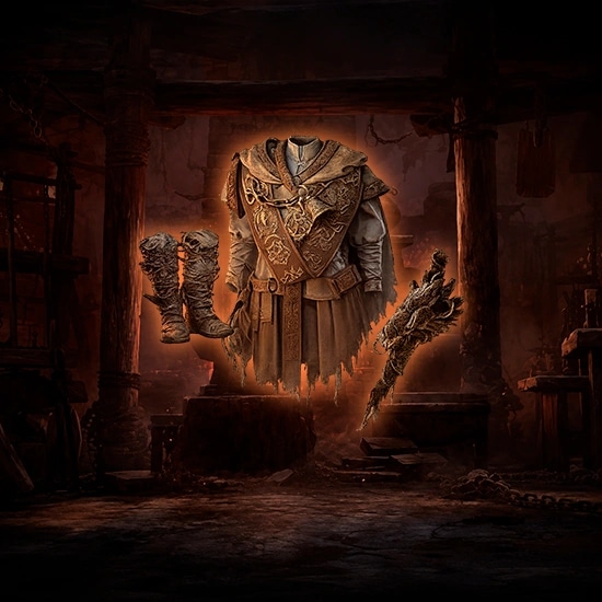 Warrior Leveling Gear artwork