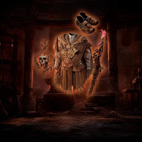 Sorceress Leveling Gear artwork