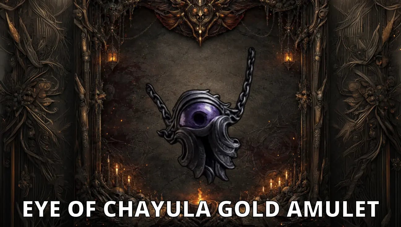 Eye of Chayula gold Amulet artwork