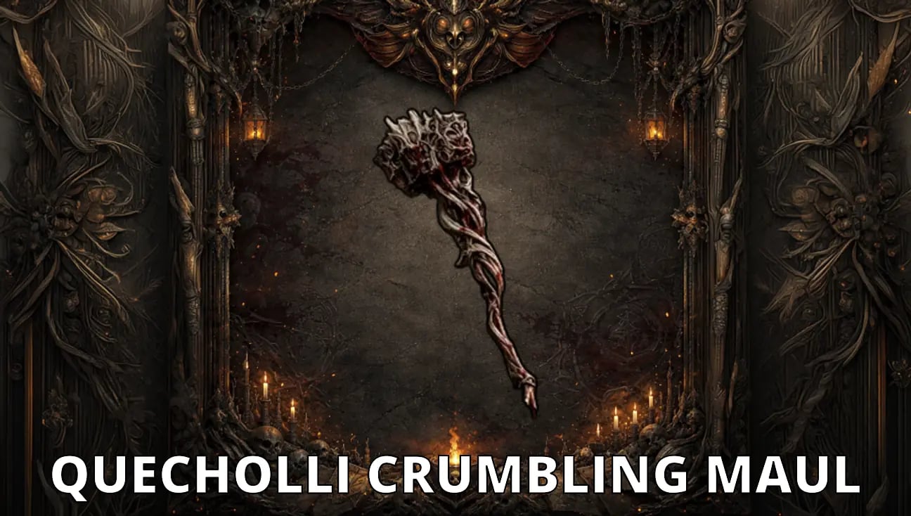 Quecholli Crumbling Maul artwork
