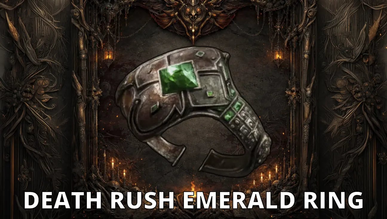 Death Rush Emerald Ring artwork