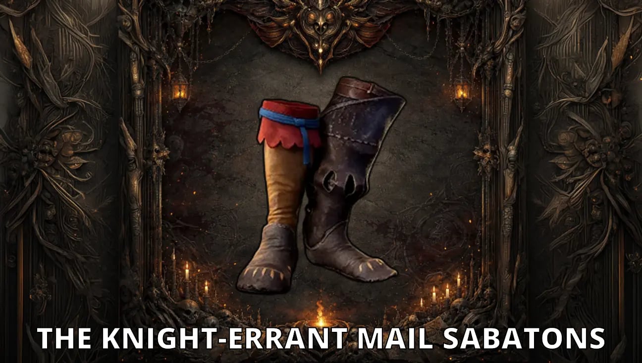 The Knight-Errant Mail Sabatons artwork