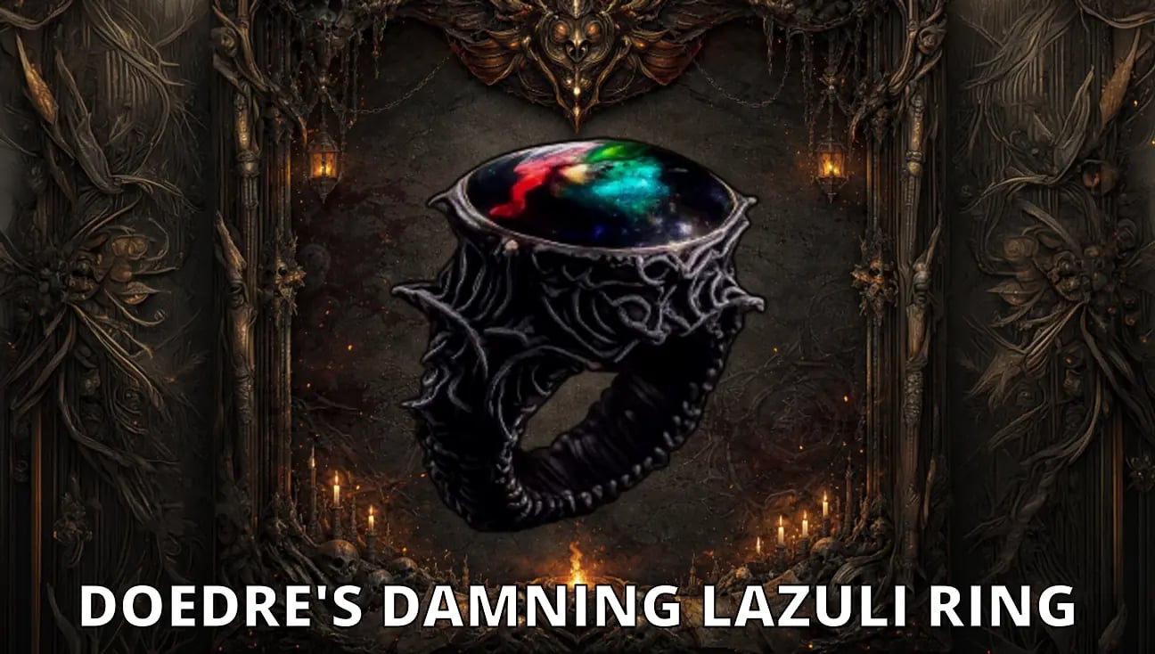 Doedre's Damning Lazuli Ring artwork