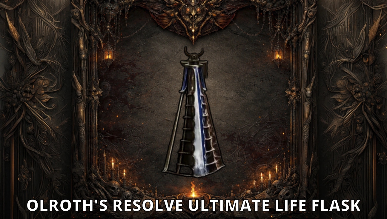 Olroth's Resolve Ultimate Life Flask artwork