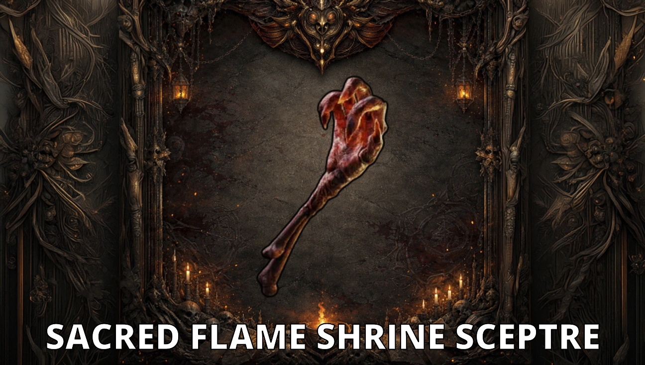 Sacred Flame Shrine Sceptre artwork