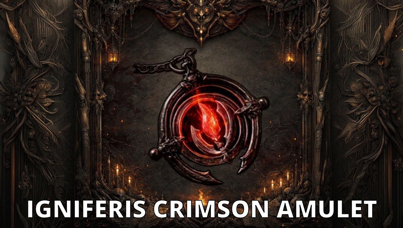 Igniferis Crimson Amulet artwork