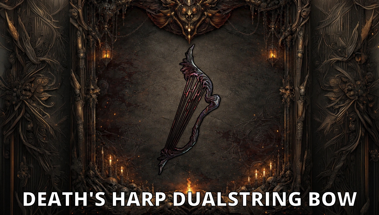 Death's Harp Dualstring Bow artwork