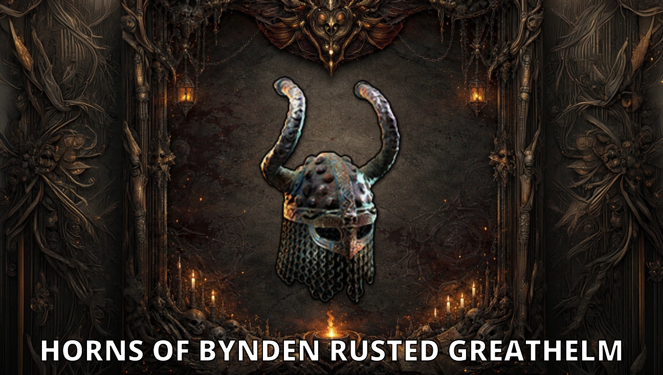 Horns of Bynden Rusted Greathelm artwork
