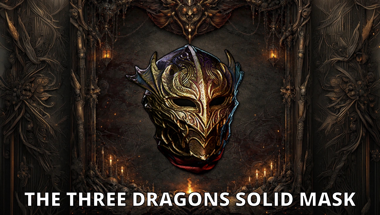 The Three Dragons Solid Mask artwork