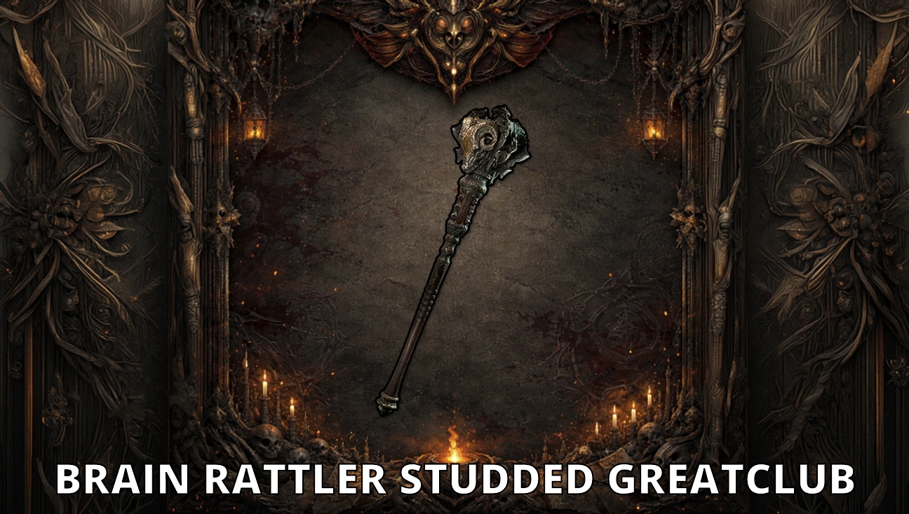 Brain Rattler Studded Greatclub artwork