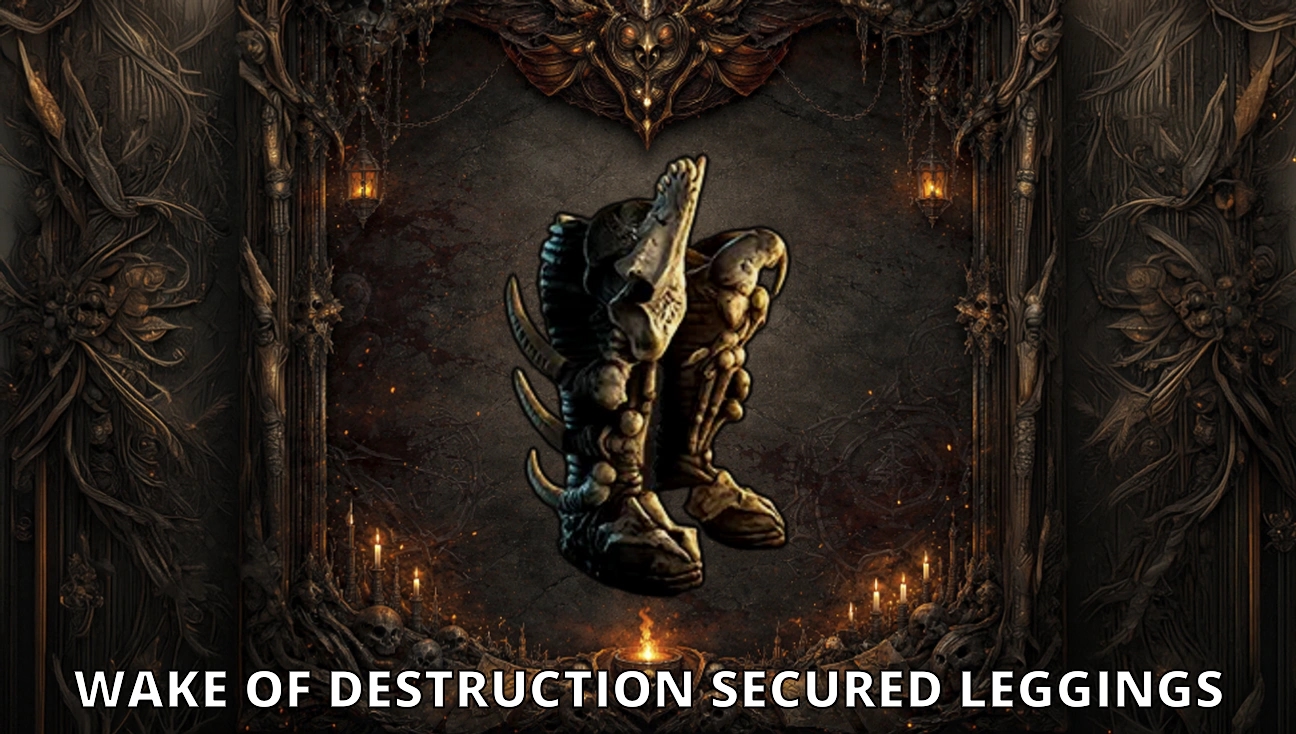 Wake of Destruction Secured Leggings artwork