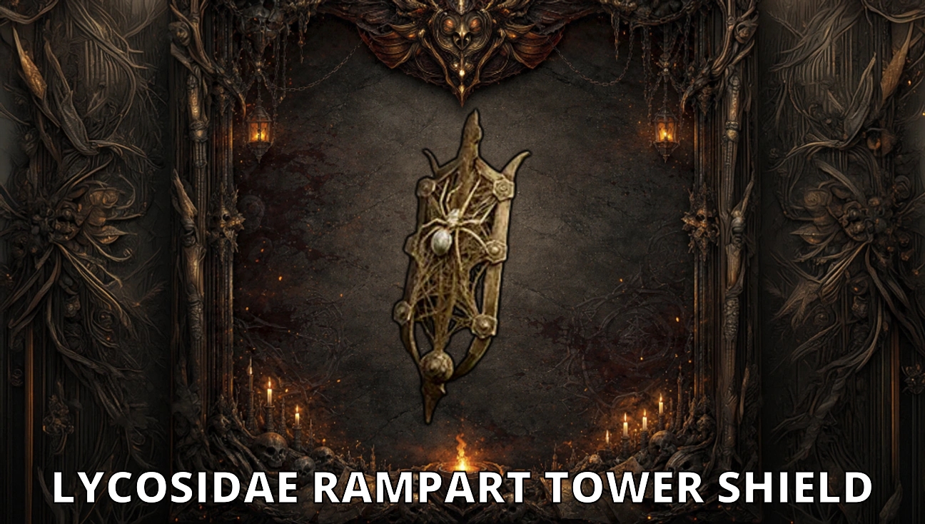 Lycosidae Rampart Tower Shield artwork