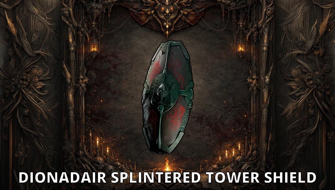 Dionadair Splintered Tower Shield artwork