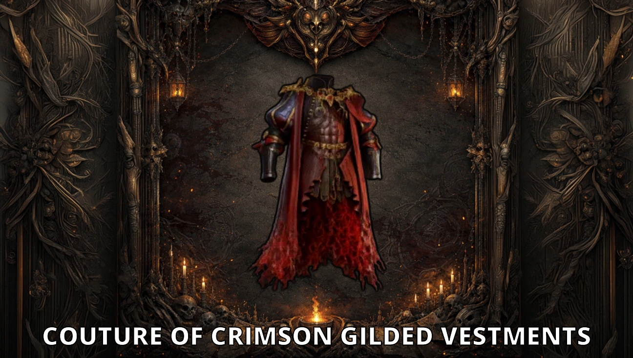 Couture of Crimson Gilded Vestments artwork