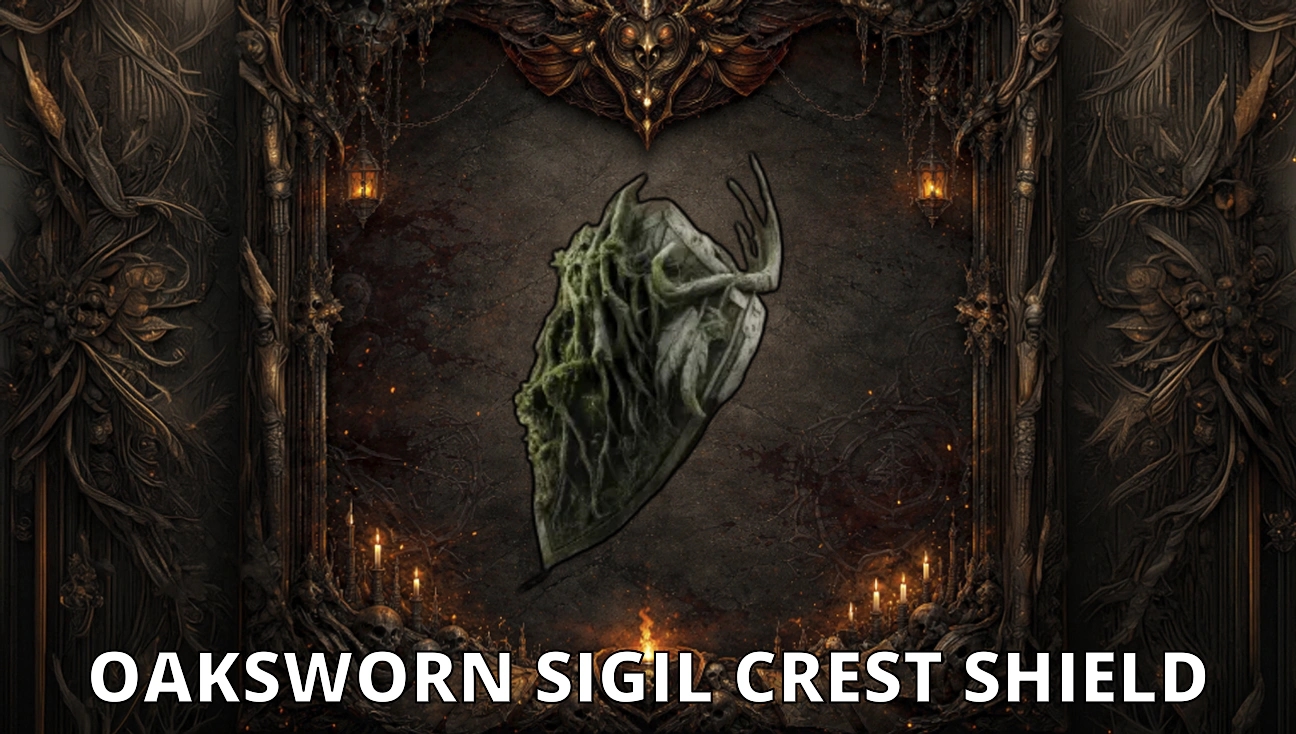 Oaksworn Sigil Crest Shield artwork