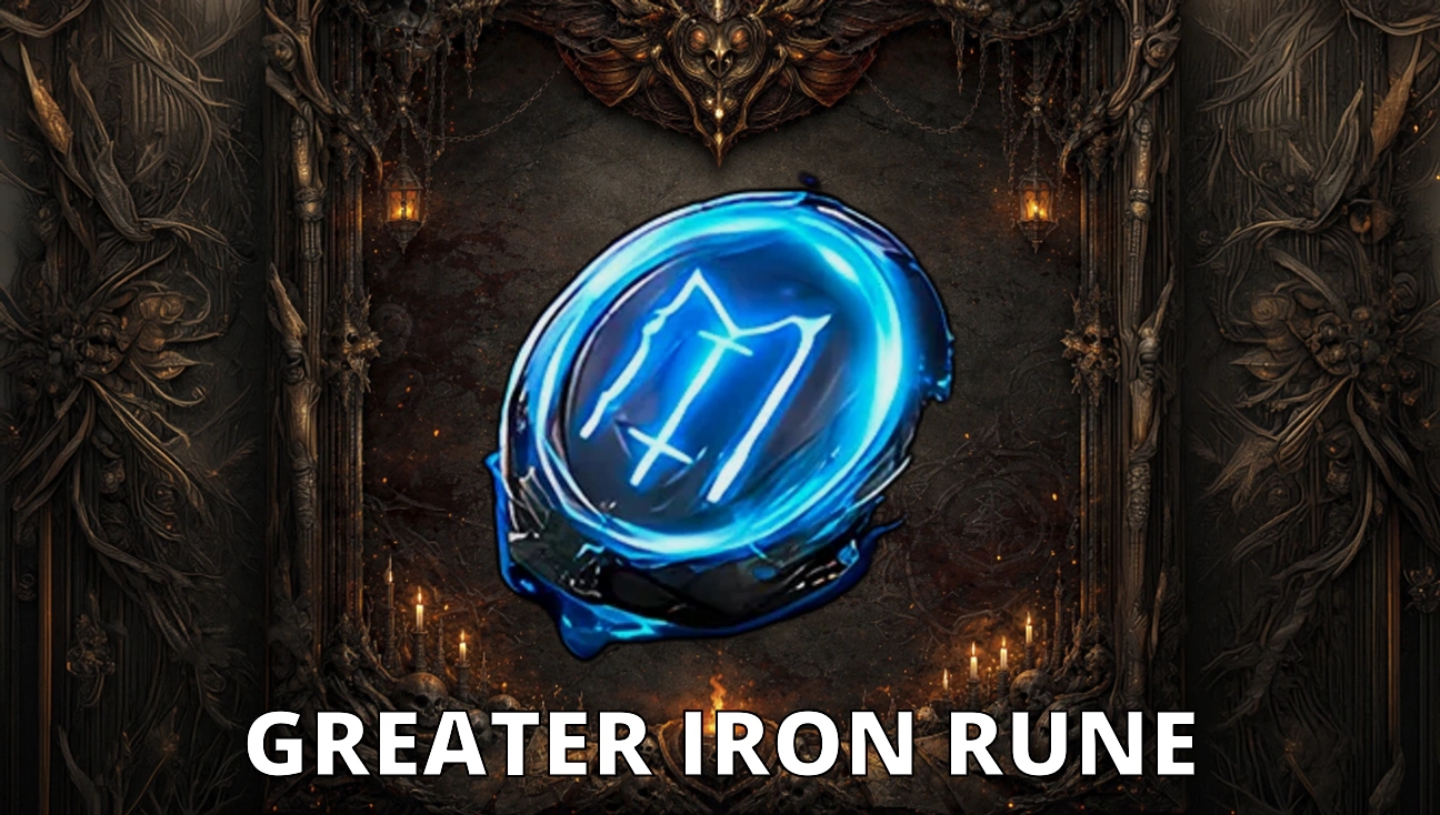 Greater Iron Rune artwork