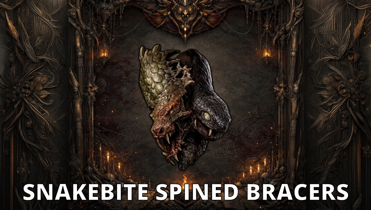 Snakebite Spined Bracers artwork