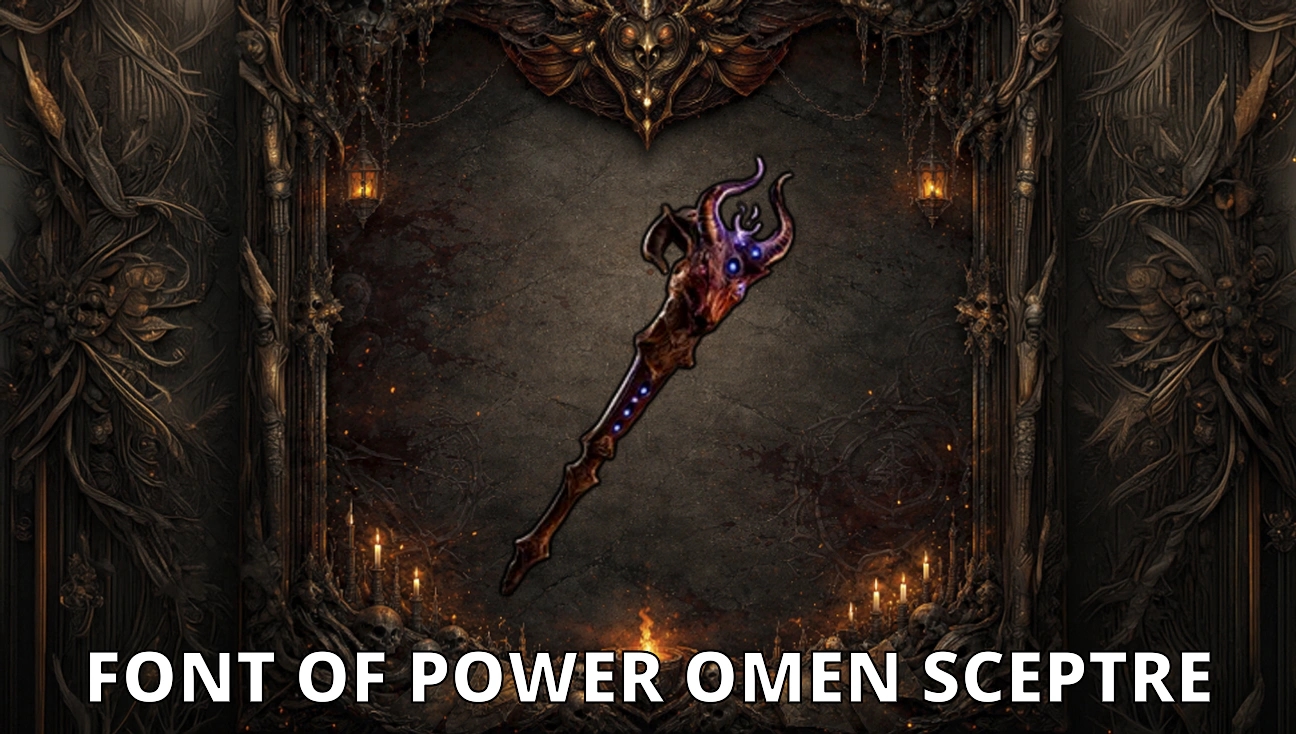 Font of Power Omen Sceptre artwork