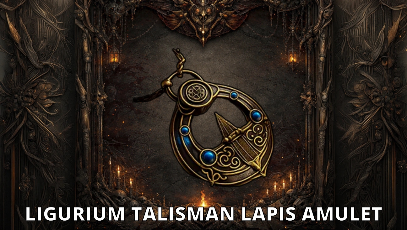 Ligurium Talisman Lapis Amulet artwork