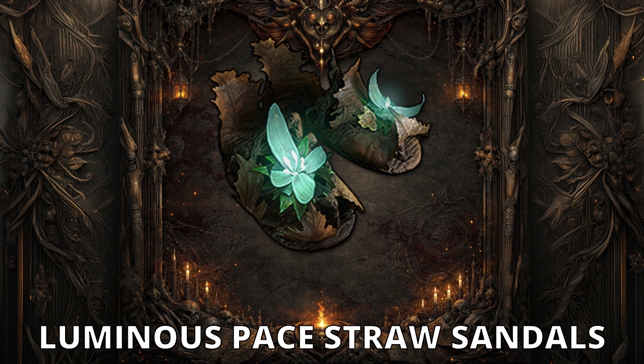 Luminous Pace Straw Sandals artwork
