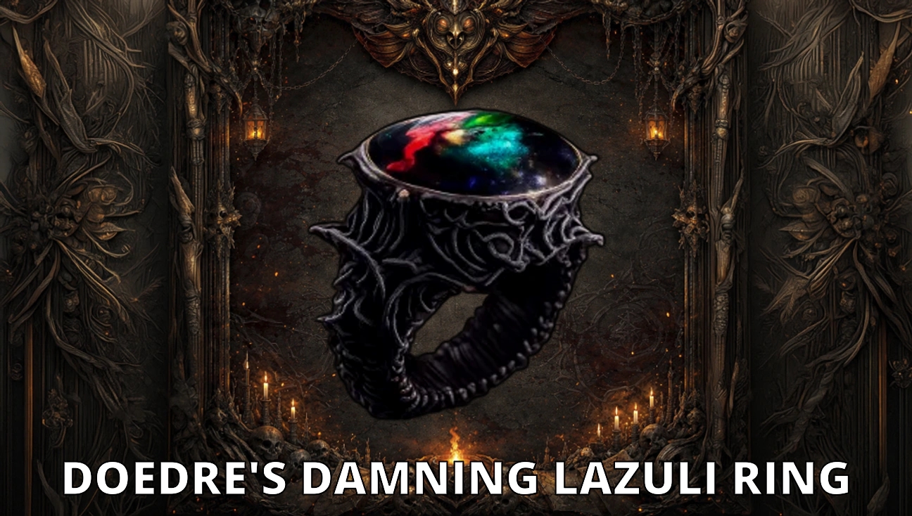 Doedre's Damning Lazuli Ring artwork