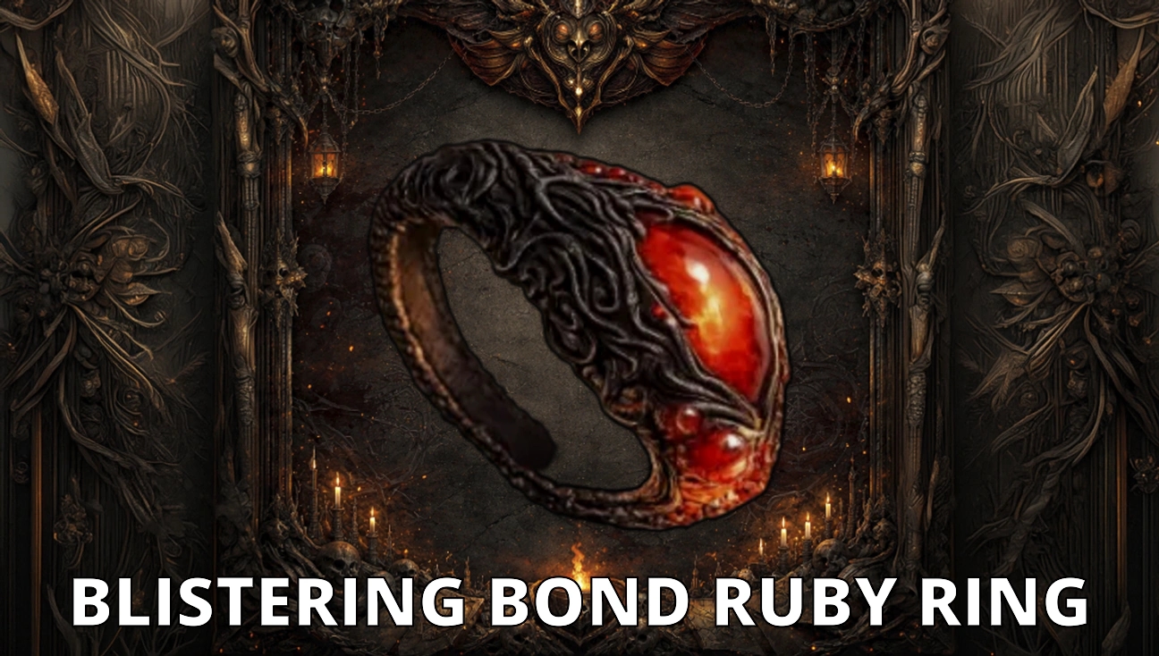 Blistering Bond Ruby Ring artwork