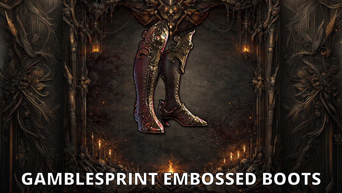 Gamblesprint Embossed Boots artwork