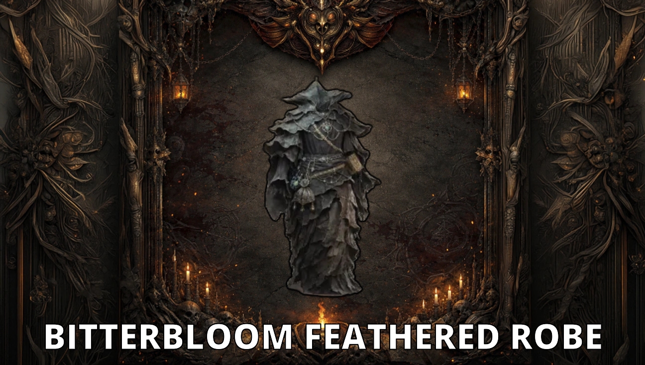 Bitterbloom Feathered Robe artwork