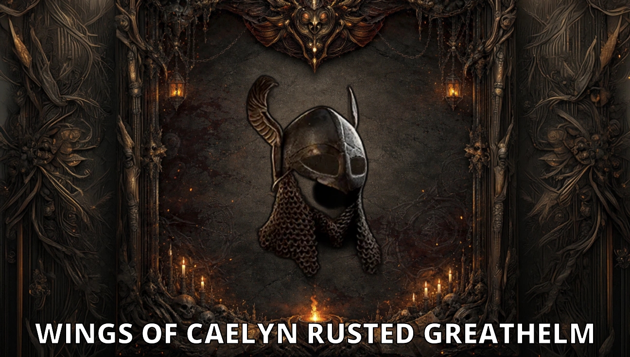 Wings of Caelyn Rusted Greathelm artwork