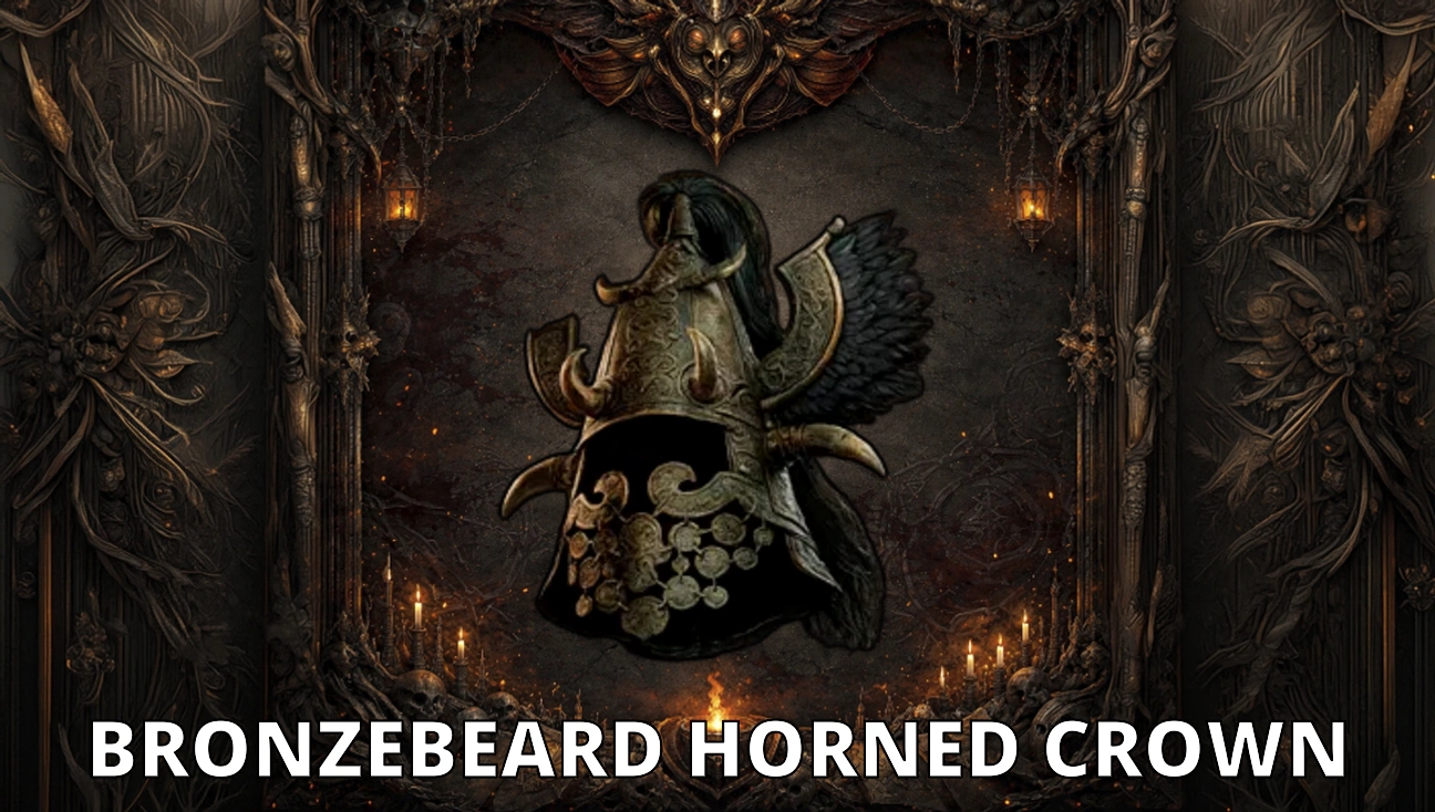 Bronzebeard Horned Crown artwork