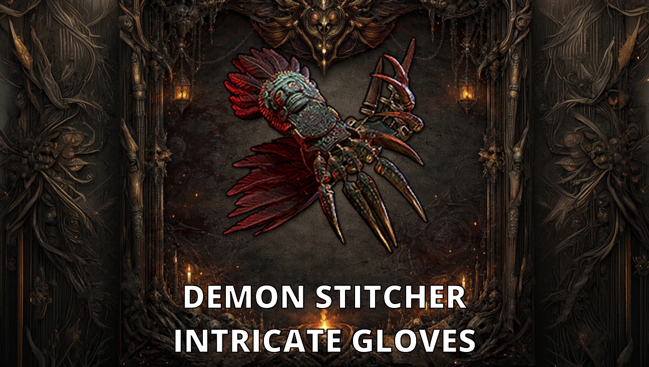 Demon Stitcher Intricate Gloves artwork