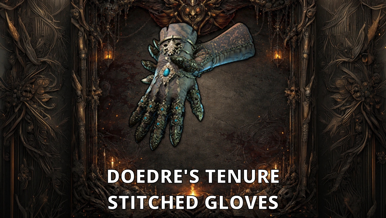 Doedre's Tenure Stitched Gloves artwork