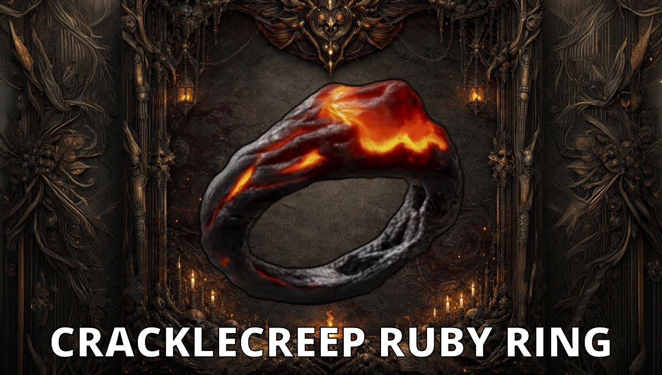 Cracklecreep Ruby Ring artwork