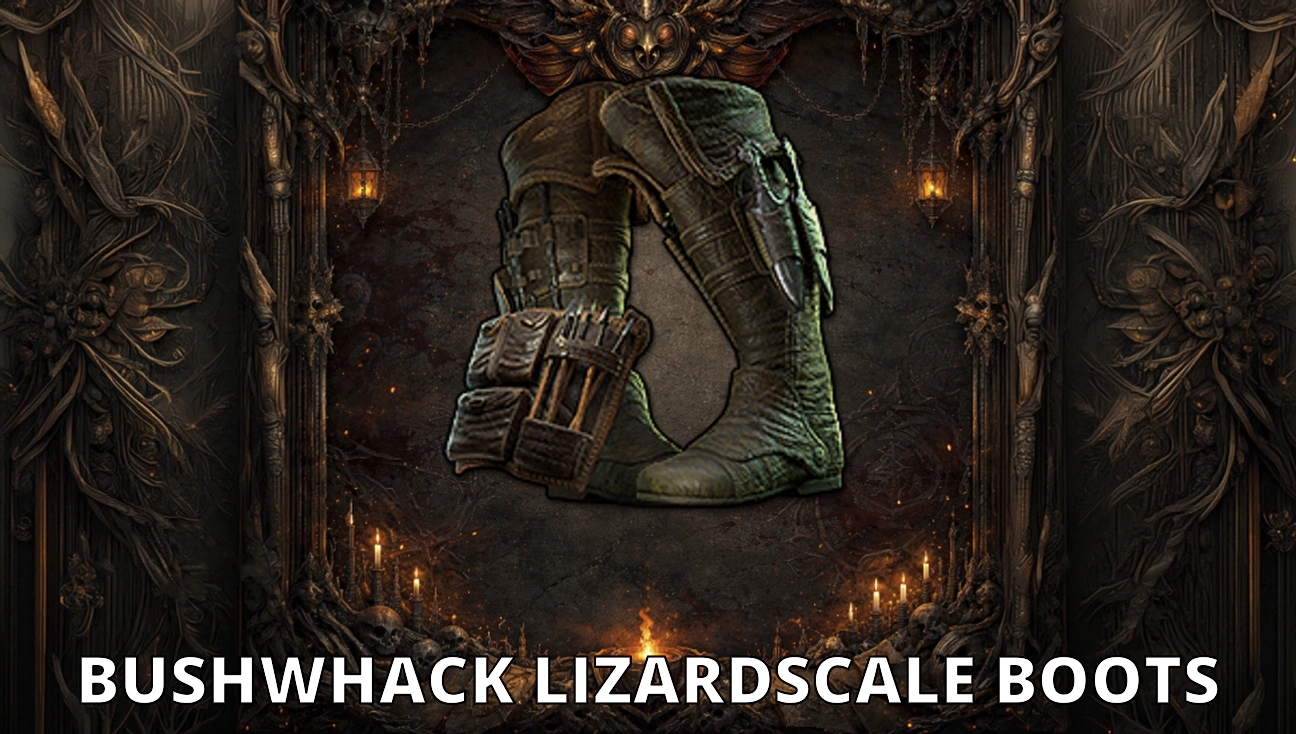 Bushwhack Lizardscale Boots artwork